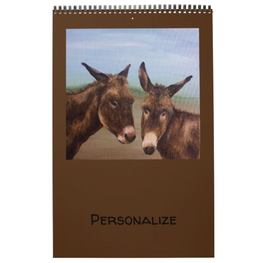 Doppel-Donkey-Kalender Kalender (Titelbild)