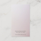 Doppel-Doppel-Doppel-Anzeiger Visitenkarte (Rückseite)