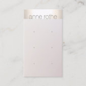 Doppel-Doppel-Doppel-Anzeiger Visitenkarte (Vorderseite)