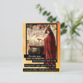 Doppel-, Doppel-, Toil- und Trouble Funny Vintag Postkarte (Stehend Vorderseite)