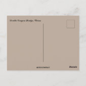 Doppel-Drachenbrücke in China Postkarte (Rückseite)