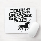 Doppel Einhorn Erfolg Club Mousepad (Mit Mouse)