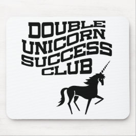 Doppel Einhorn Erfolg Club Mousepad
