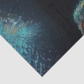 Doppel-Exposition chinesischer Drache und Tempelde Seidenpapier (Ausschnitt)