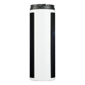 Doppel-Exposition Man Thermal Tumbler Thermosbecher (Rückseite)