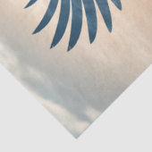 Doppel-Expositionsadler im Wald Seidenpapier (Ausschnitt)