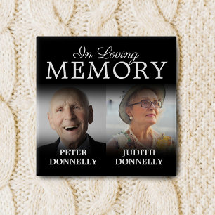 Doppel-Feier zum Gedenken an das Leben Button