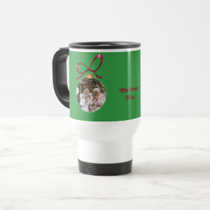 Doppel-Foto Weihnachtsschmuck Reisebecher