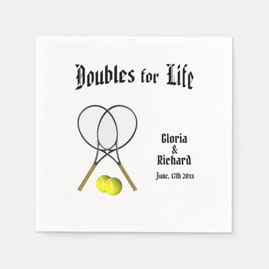 Doppel für Life Tennis Serviette (Vorderseite)