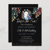 Doppel Geburtstag Sommersegel Kinder Einladung (Vorne/Hinten)