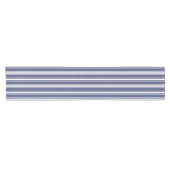Doppel gestreift navyblau kurzer tischläufer (Horizontal)