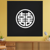 Doppel-Glück - 40x40 - Starke Canvas Print Leinwanddruck (Insitu (Wohnzimmer))