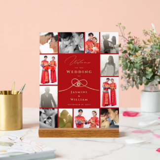 Doppel Glück Chinesisch Hochzeit 12 Foto Acrylschild