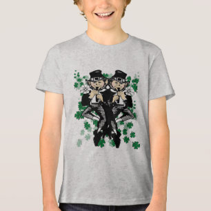 Doppel-Glücks-Kobold Tri-Blend Shirt