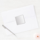 Doppel-Gradient-Blank-Vorlage DIT Text & Art Quadratischer Aufkleber (Umschlag)
