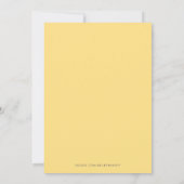 Doppel Happy Chinese Wedding Einladung Red Gold (Rückseite)