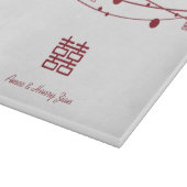 Doppel-Happy-Lanterns-Glasschneidplatte Schneidebrett (Ecke)