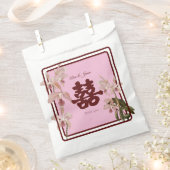 Doppel-Happy Orchid Gefälligkeitsags Geschenktütchen (Ausgeschnitten)