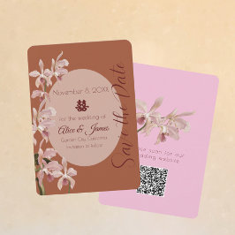 Doppel-Happy Orchid Save The Date