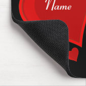 Doppel-Herz-Maus-Pad Mousepad (Ecke)