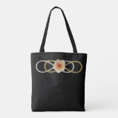 Doppel-Infinity-Goldsilber-ROSE Tasche (Rückseite)