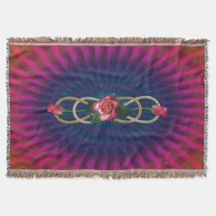 Doppel Infinity Silver Gold Rose + Ihr Backgr. Decke