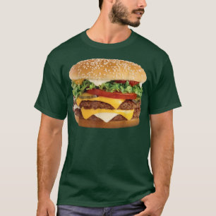 Doppel-Käseburger (unglaublich witzig Hamburger-Sh T-Shirt