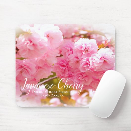 Doppel-Kirschblüte: Sato-zakura Mousepad (Mit Mouse)