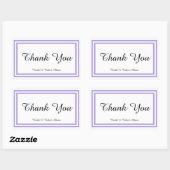 Doppel-Lavendelschneider - Rechteck-Aufkleber Rechteckiger Aufkleber (Blatt)