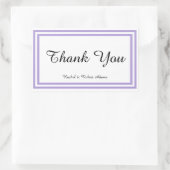 Doppel-Lavendelschneider - Rechteck-Aufkleber Rechteckiger Aufkleber (Tasche)