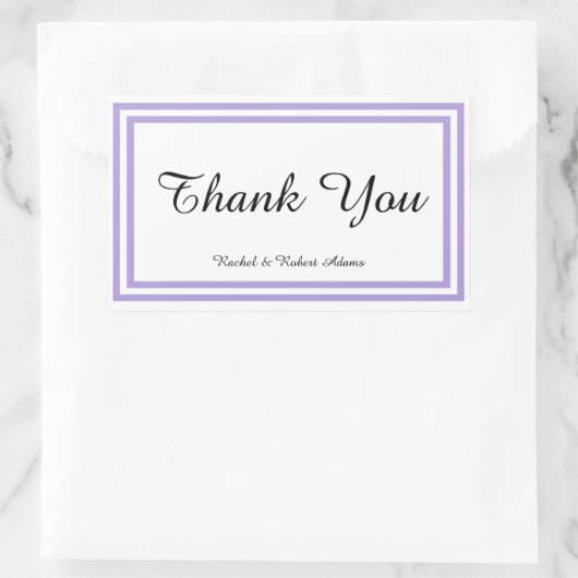 Doppel-Lavendelschneider - Rechteck-Aufkleber Rechteckiger Aufkleber (Tasche)