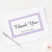 Doppel-Lavendelschneider - Rechteck-Aufkleber Rechteckiger Aufkleber (Umschlag)