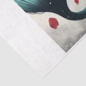 Doppel-Mermaids Seidenpapier (Ausschnitt)