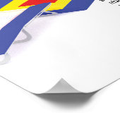 Doppel-Minitrampolin - Abzüge bei der Anlandung Poster (Ecke)