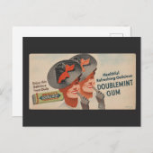 Doppel Minze Twins Poster Art Postkarte (Vorne/Hinten)