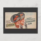 Doppel Minze Twins Poster Art Postkarte (Vorderseite)