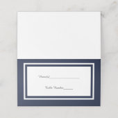 Doppel-Navy-Reise - Platzkarte (Außenseite Aufgefaltet)