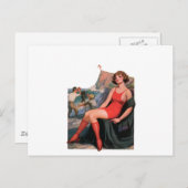 Doppel oder Beenden Postkarte (Vorne/Hinten)