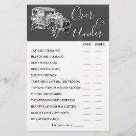 Doppel- oder Hochzeitskartentouren Flyer