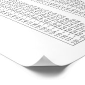 Doppel-Out-Diagramm für gute Größe Poster (Ecke)