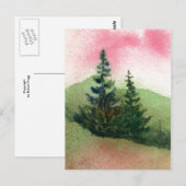 "Doppel-Pines" - Länderstraßen Postkarte (Vorne/Hinten)