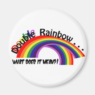 Doppel-Regenbogen-Magnet Magnet