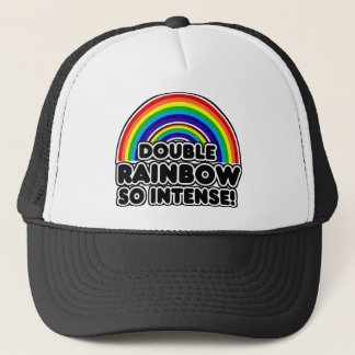 Doppel-Regenbogen so intensiv Truckerkappe
