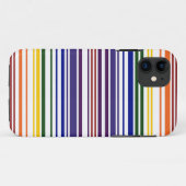 Doppel-Regenbogen-Strichcode Case-Mate iPhone Hülle (Rückseite (Horizontal))