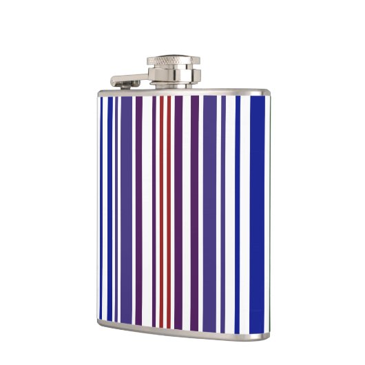 Doppel-Regenbogen-Strichcode Flachmann (Links)