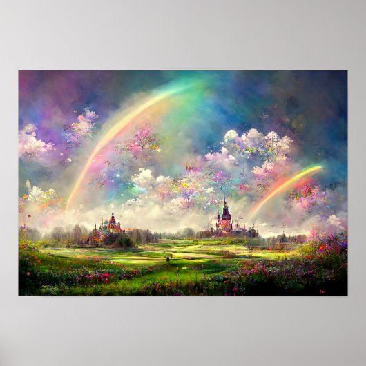 Doppel-Regenbows Gelobtes Land Poster (Vorne)