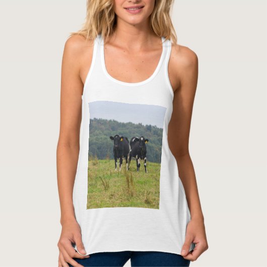 Doppel-Rinder-Troube Tank Top (Vorderseite)