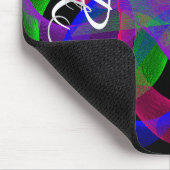 Doppel-Schleifen-Netz-Geometrie-Mauspad Mousepad (Ecke)