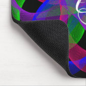 Doppel-Schleifen-Netz-Geometrie-Mauspad Mousepad (Ecke)
