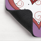 Doppel-Schwerpunkte D1 - Anpassbare Valentinmousep Mousepad (Ecke)